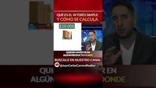 Qué es el Interés simple y cómo se calcula [upl. by Zere233]