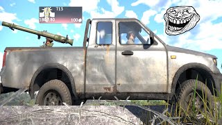 IRAQI Pickup truck with a CANNON in War Thunder [upl. by Knah85]