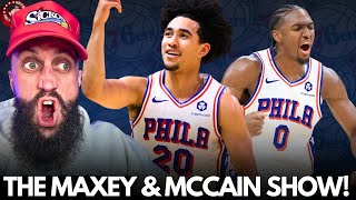 SIXERS WIN Maxey amp McCain are great the and rest of the team sucks [upl. by Anilrahc]