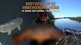 BOOTVISSEN OP DE VINKEVEENSE PLASSEN 2 40ERS GEVANGEN  GIVEAWAY [upl. by Burra]