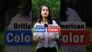 British VS American Spelling english englishgrammar viralvideo learnenglish spokenenglisingles [upl. by Yerak]