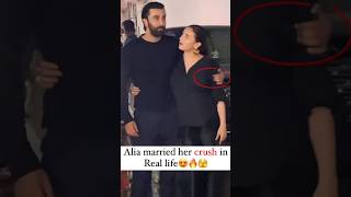 Alia married her crush in real life aliabhatt bollywood [upl. by Telrahc185]