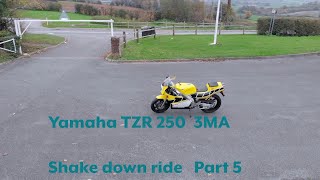 Yamaha TZR 250 3ma  Build Part 5  First ride [upl. by Rashidi]