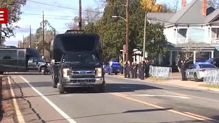 Rosalynn Carters memorial motorcade leaves from Plains [upl. by Donela423]