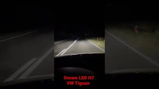 OSRAM NIGHT BREAKER H7LED VW Tiguan [upl. by Wynn]