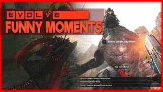 ★ Wraith amp Elder Kraken Stealth  Evolve Stage 2 Funny Moments ★ [upl. by Noerb]