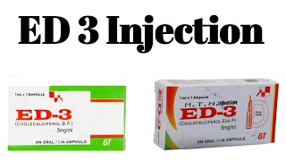 ED3 Injection Uses in UrduED3 Injection BenefitsED3 Vitamin D3 Injection Uses ED3 Injection 5mg [upl. by Aryc308]