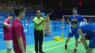 Celcom Axiata Malaysia Open 2017  Badminton R16 M5MD  LiuZhang vs GidSuk [upl. by Barram]