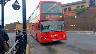 KNACKERED THBC Scania N230UD OmniDekka on the 24 [upl. by Ashatan551]