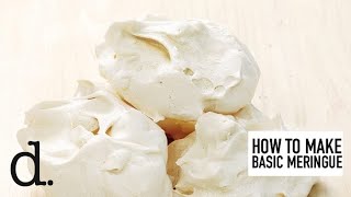 Basic Meringue Recipe  delicious Magazine [upl. by Allets792]