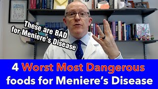 The 4 Worst Most Dangerous Foods for Menieres Disease [upl. by Eilahs760]