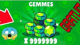 COMMENT AVOIR PLEINS DE GEMMES GRATUITEMENT   BRAWL STARS [upl. by Fisuoy]