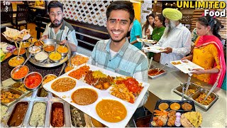 25Items Unlimited Food Buffet on Highway  Street Food India  Veg Buffet [upl. by Stanton]