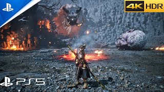 PS5Black Myth Wukong🔥 DOUBLE HEAD FIRE amp WIND EPIC FightRealistic Graphics Gameplay4KHDR60FPS [upl. by Hgielak17]