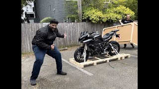 2022 BMW S1000XR  Surprise Unboxing in Seattle [upl. by Voss]