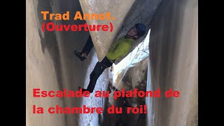 Ouverture à Annot dune nouvelle voie escalade étonnante [upl. by Ardni]