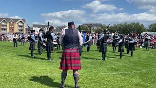 Cleland Memorial Grade 3B  Heart O’ Down Pipe Band Championships 2024 [upl. by Yekcaj522]