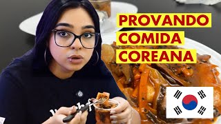 PROVANDO COMIDA COREANA VEGANA [upl. by Sklar]