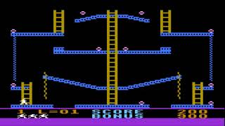 jumpman Junior Randy Glover Atari 8 bit [upl. by Di]