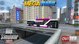 OVILEX AH CREADO UN NUEVO Y MEJOR MAPA EN BUS SIMULATOR 2023  MEGAPOLIS [upl. by Aynot]