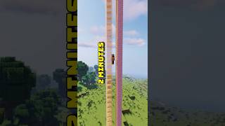 How Slow Can You Fall in Minecraft [upl. by Sirromad]