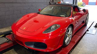 2008 Ferrari F430 Spider F1 clutch replacement [upl. by Lennej]