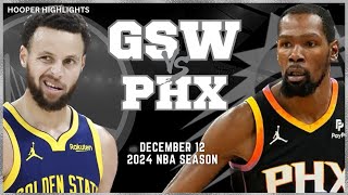 Golden State Warriors vs Phoenix Suns Full Game Highlights  Dec 12  2024 NBA Season [upl. by Remark]