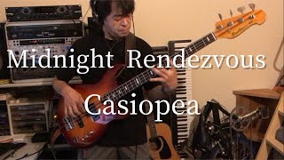 Midnight Rendezvous  Casiopea bass cover [upl. by Adneral]