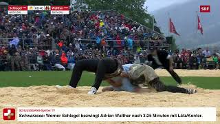 SchwarzseeSchwinget 2024 Werner Schlegel bezwingt Adrian Walther [upl. by Adao]