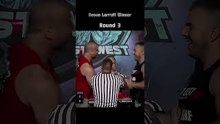 Devon Larratt vs Ermes Gasparini Arm Wrestling shorts fitness motivation devonlarratt [upl. by Amabil]