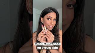 Charlotte Tilbury Pillow Talk on Brown Skin 💄 [upl. by Eisned]