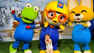 SABRIYA FULL DANCE WITH PORORO AND FRIENDS  PORORO PARK INDONESIA [upl. by Selene703]