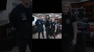 Falling In ReverseRonnie Radke amp Saraya meeting fan with cancer by LTD Foundation OrlandoFL 224 [upl. by Templer]