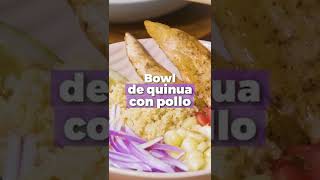 Bowl de ensalada de quinua con pollo  Shorts [upl. by Olecram]