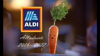 almost every single Aldi Kevin the carrot Christmas advert 20162022 [upl. by Elaine]