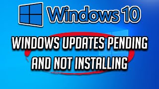 How to Fix a Windows Update Pending Install Solved 2024 [upl. by Anibla]