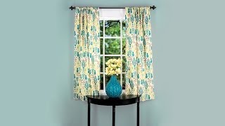 Learn to Sew Simple Curtain Panel [upl. by Hsetirp]