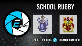 SETTLERS HIGH vs BOSMANSDAM HIGH u15 A and 1st TEAM [upl. by Cherin]