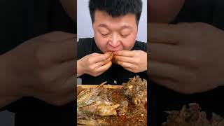 20ht Spicy Lambs Head daily mukbang short [upl. by Kalvn]