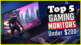 🤷‍♂️Top 5 Best Gaming Monitors Under 200 in 2024 [upl. by Damien857]