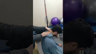 neck pain  cervical pain treatment neck mobilization  cervical spine  physiotherapy [upl. by Lectra]