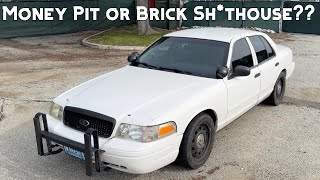 Ford Crown Victoria Police Interceptor 20000 miles Ownership Report [upl. by Arahd]