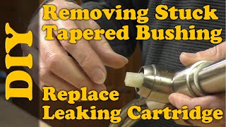 Removing Stuck Tapered Bushing from Riobel faucet [upl. by Libyc709]