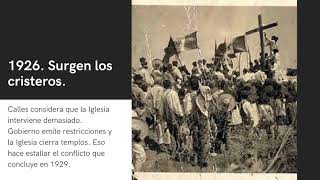 Historia de México Línea de tiempo del caudillismo al presidencialismo [upl. by Izaak]