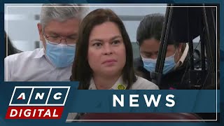 LOOK VP Sara Duterte present at House Quadcom probe as lawmakers grill expresident Duterte  ANC [upl. by Nemzaj]