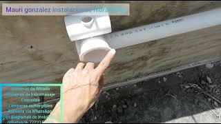 medidas de jacuzzi con hidromasaje y instalacion de hidrojets hayward parte 13 [upl. by Brenton]