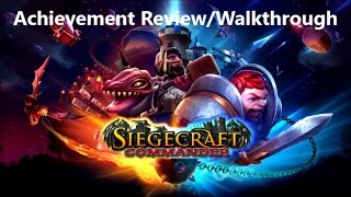 Siegecraft Commander Xbox One Achievement Walkthrough [upl. by Chil]