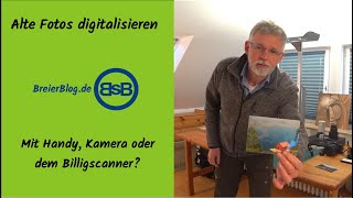 Alte Fotos digitalisieren  ohne Scanner [upl. by Marron871]