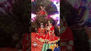 Radha Krishna ki jhanki Maharas Ravi Thakur Art group shorts youtubeshorts [upl. by Staci]