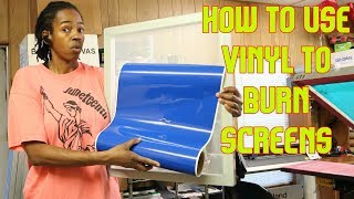 How To Burn Screens Using Vinyl Quick Tips 2 [upl. by Sandra289]